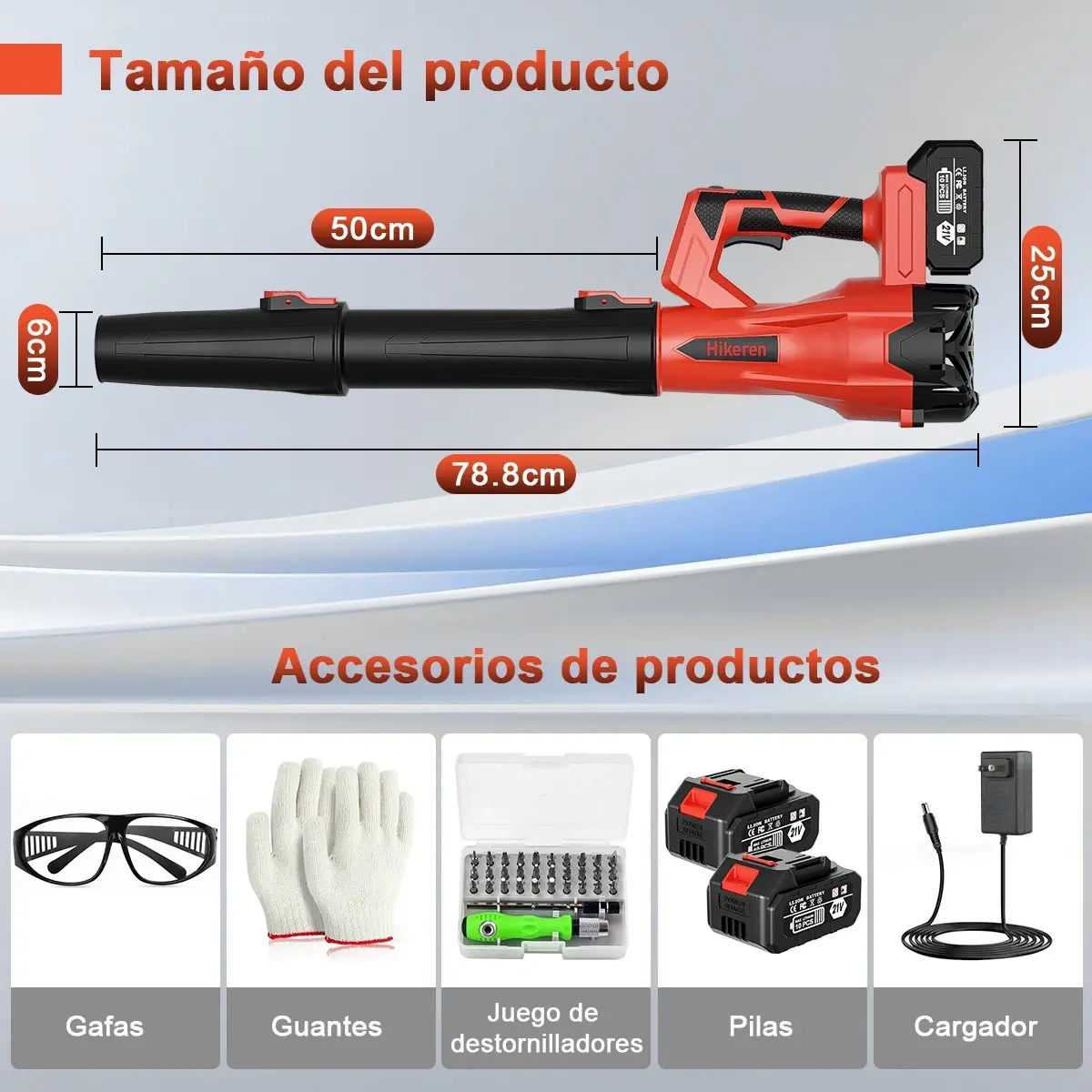 Mecanopro® Cordless Garden Blower Battery Included