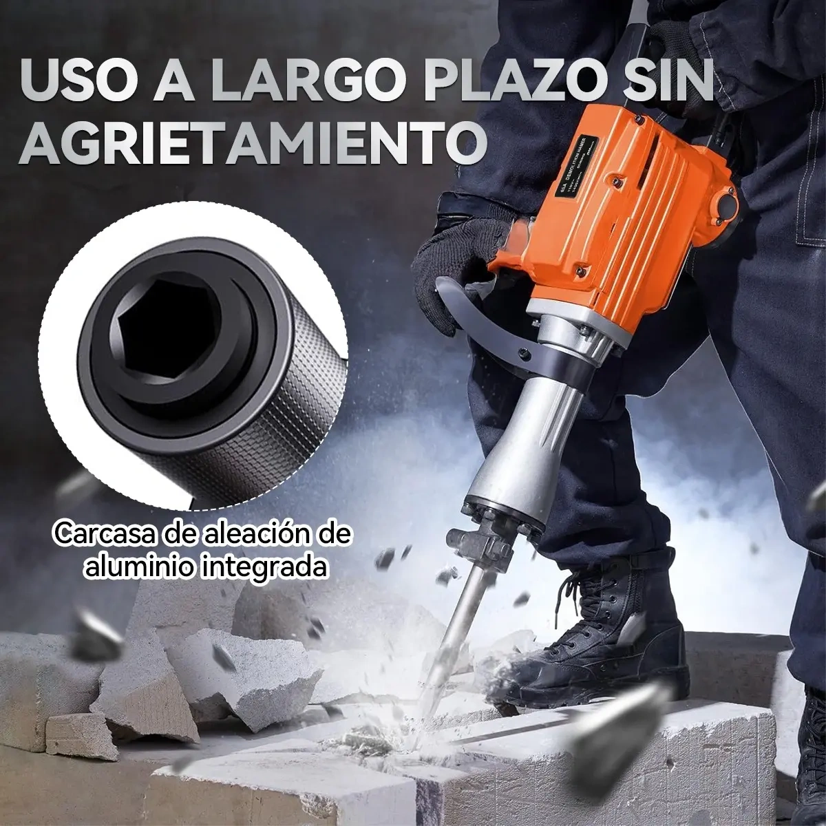 Mecanopro 4000w Concrete Demolition Hammer 16kg