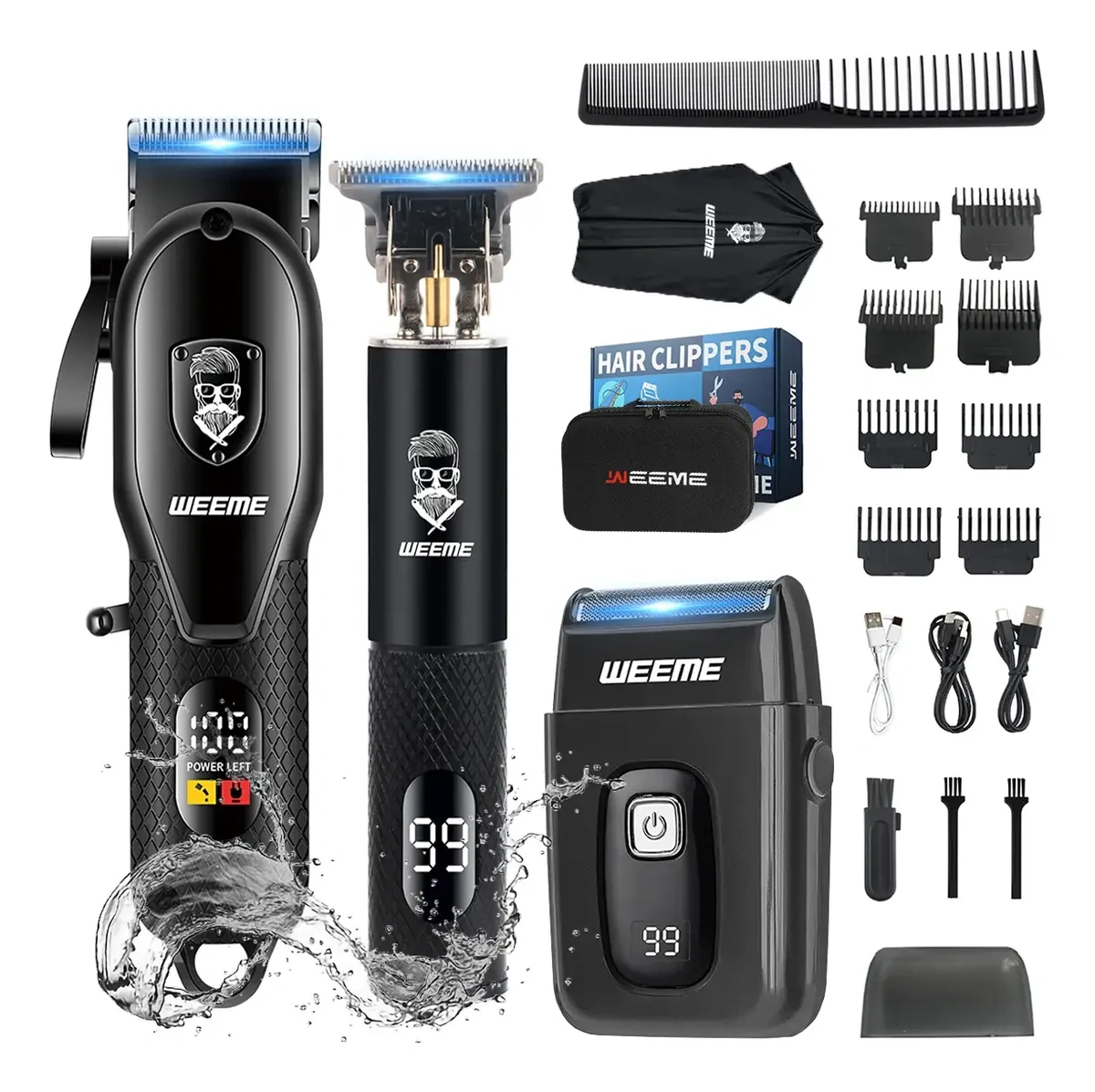 Hair Cutting Machine Professional Trimmer 3 In1 Kit