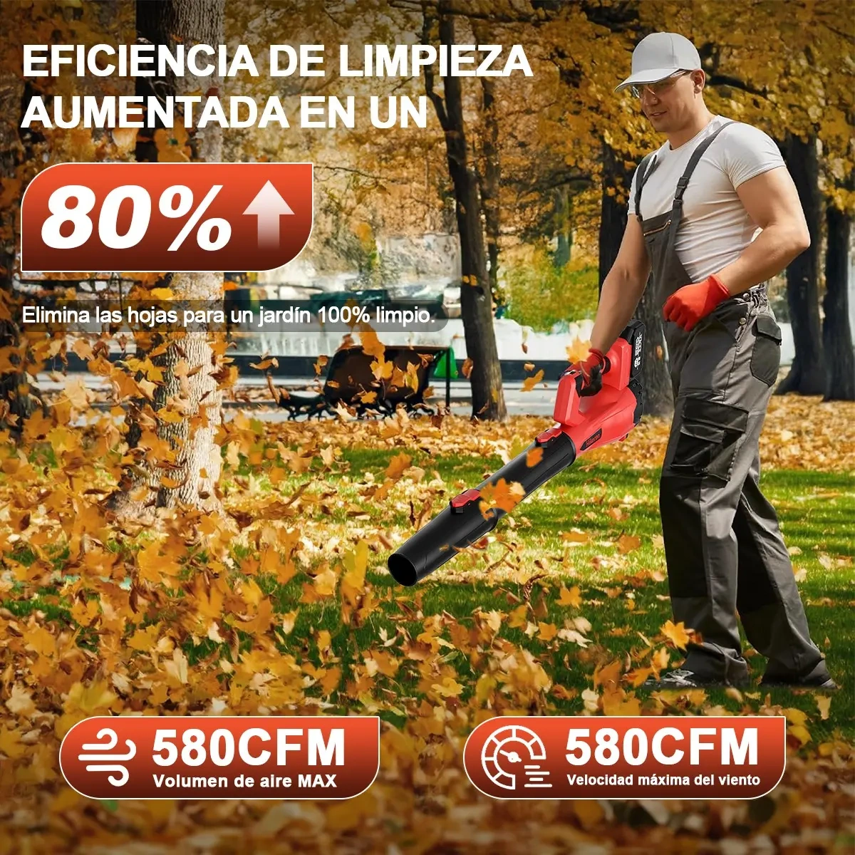 Mecanopro® Cordless Garden Blower Battery Included