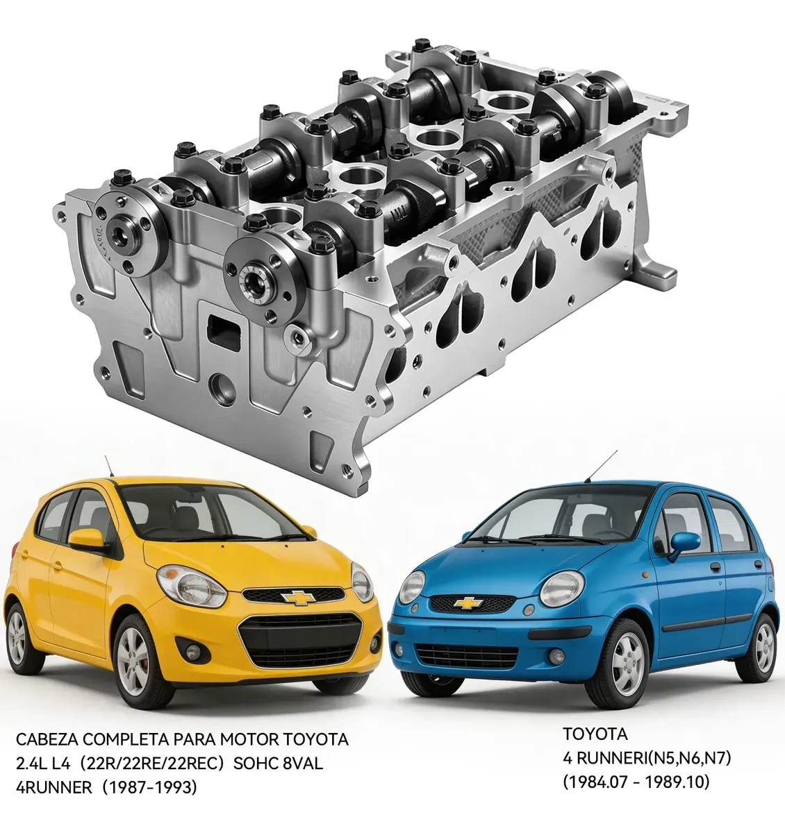 Engine Head For Chevrolet Spark Beat 1.2 Complete New