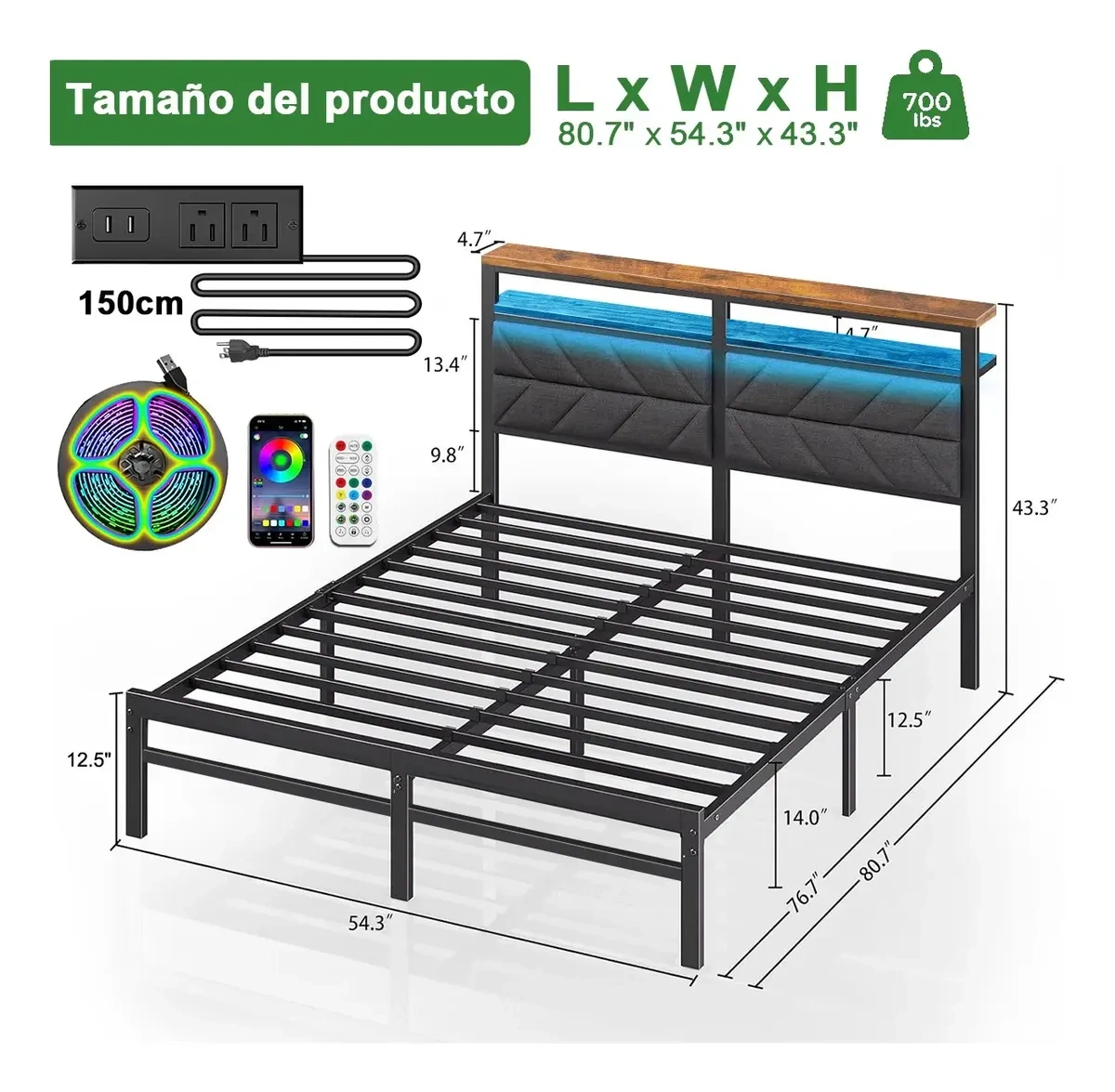Double Bed Base