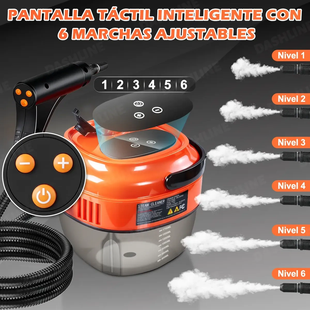 2800w High Temperature Pressurized Steam Cleaner