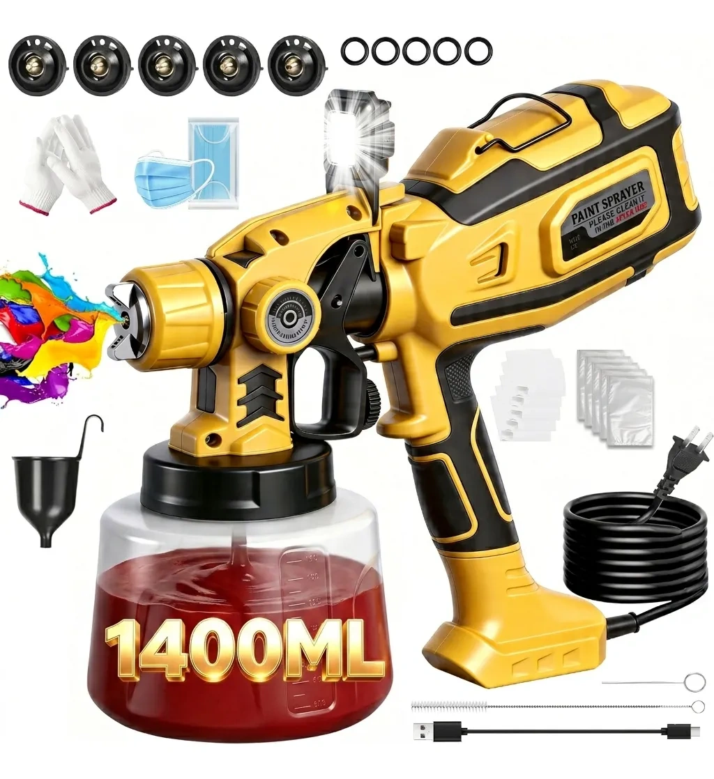 Mecanopro® Electric Paint Guns With Led