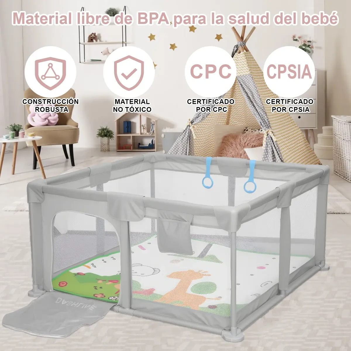 Baby Playpen 1.2m x 1.2m Playpen for Children Babies