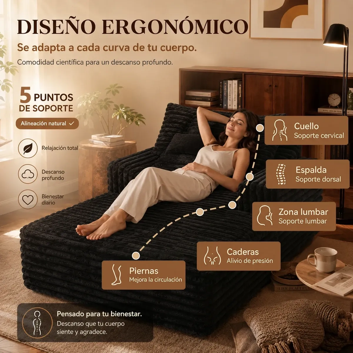 Corduroy Sofa Bed, Indoor Recliner