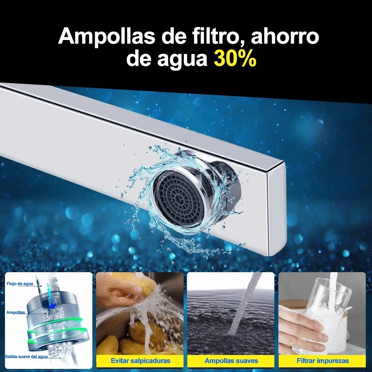 Sink Mixer Single Handle Kitchen Faucet With Cover
