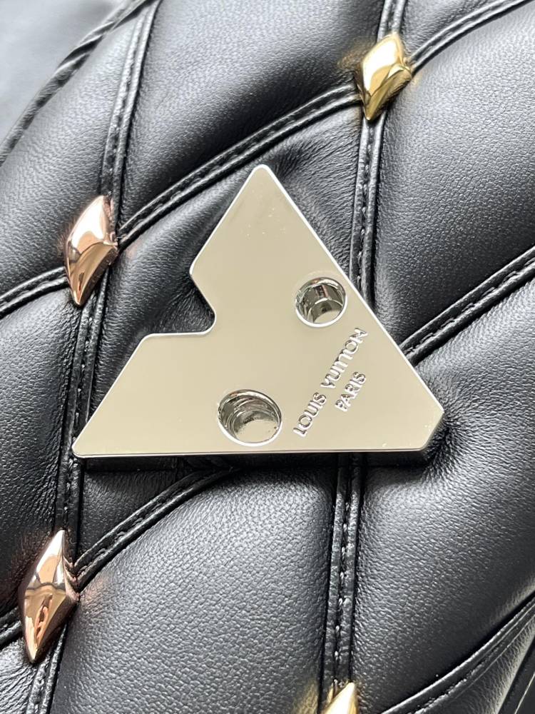 The LV GO-14 (Twist) series Malletage with diamond quilting and studs.