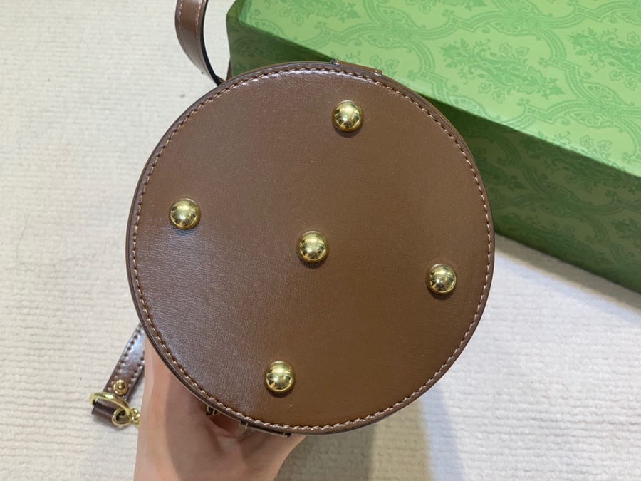 The Gucci Horsebit 1955 mini bucket bag is a popular style in the 1955 collection, combining retro charm with a playful touch.