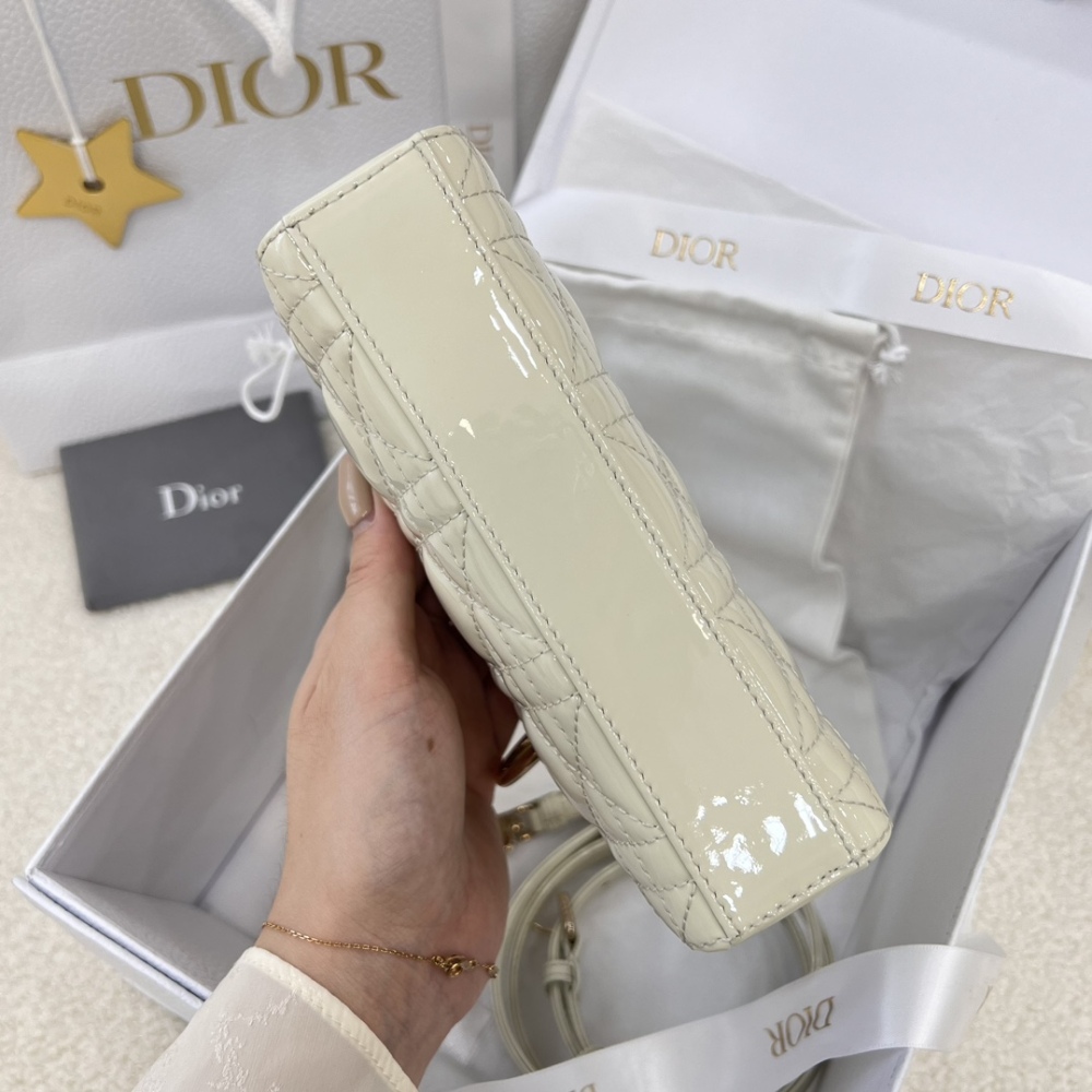 The Dior Lady D-Joy mini version (horizontal Lady Dior) is also affectionately known as the "horizontal Lady Dior bag".