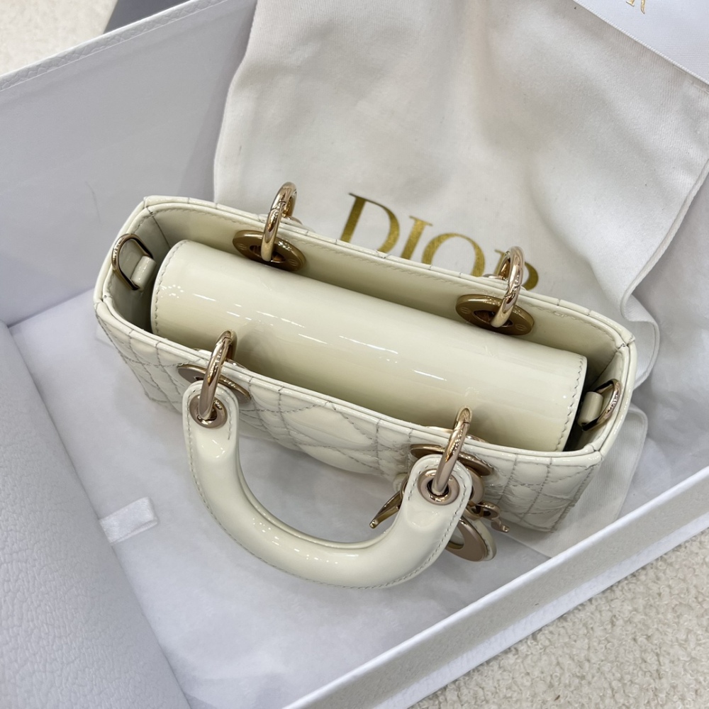 The Dior Lady D-Joy mini version (horizontal Lady Dior) is also affectionately known as the "horizontal Lady Dior bag".