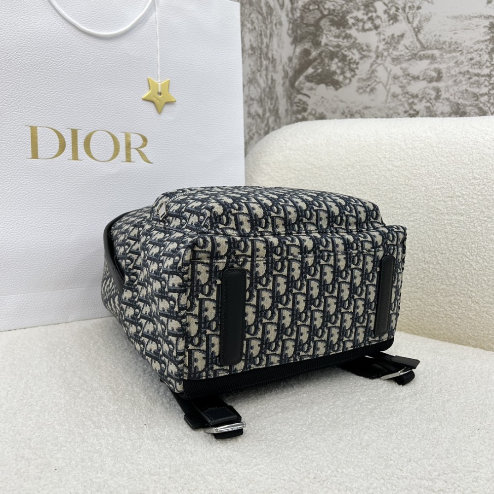 The Dior Oblique monogram backpack (Rider series) is a popular backpack that combines practicality with the brand's iconic design.