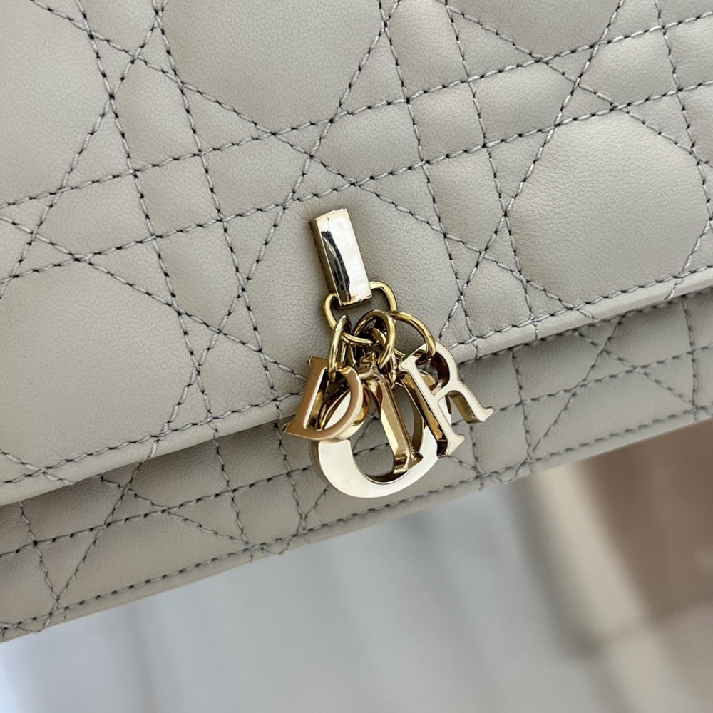 The Dior Lady D-Joy mini clutch/chain bag, often referred to as the "horizontal version of the Dior Lady D-Joy WOC," is a very popular and exquisite small bag in recent years.