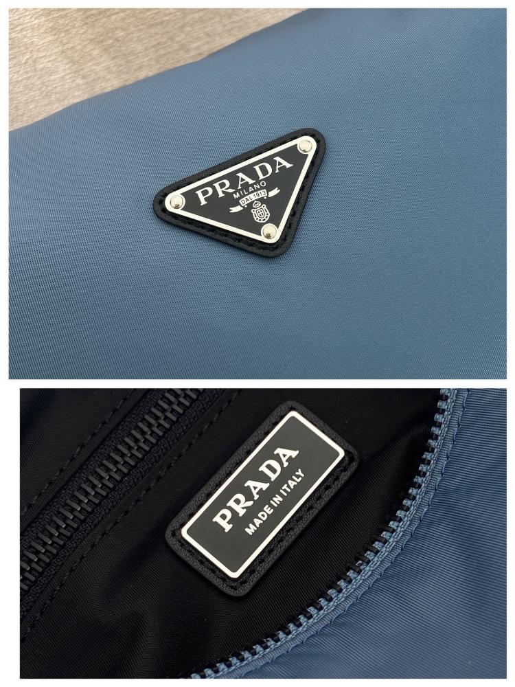 The Prada Re-Nylon double-strap commuter bag is one of the representative styles of Prada's classic utilitarian aesthetic.