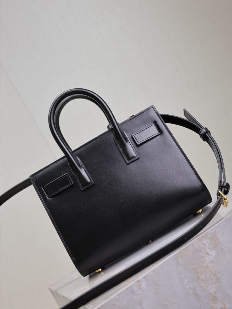 The YSL Saint Laurent Baby Sac De Jour mini bag, also known as the "accordion bag," is the brand's iconic entry-level commuter style.