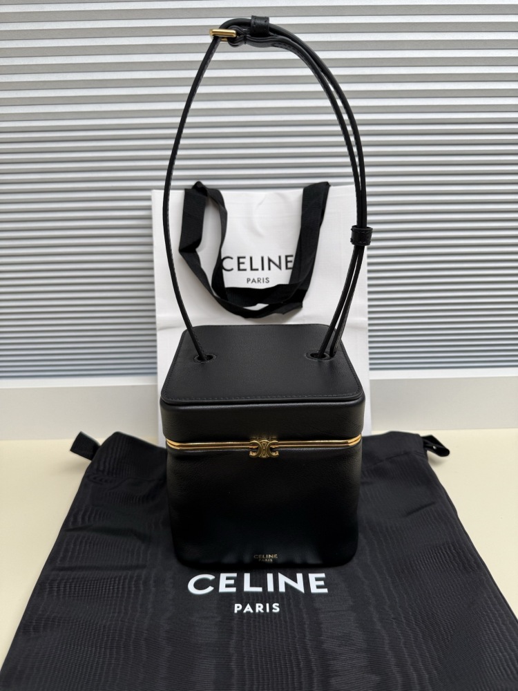 The Vanity cosmetic box bag from CELINE's Triomphe collection is a retro-style mini bag launched by the brand in recent years.