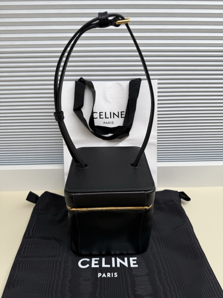 The Vanity cosmetic box bag from CELINE's Triomphe collection is a retro-style mini bag launched by the brand in recent years.