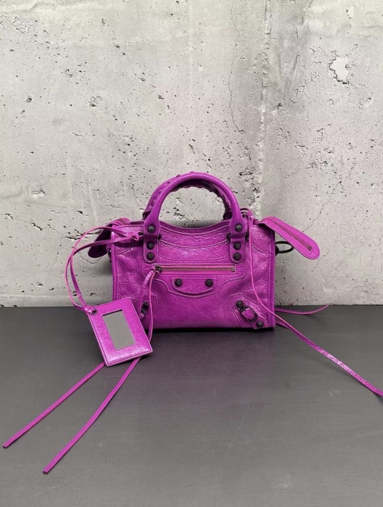 The Balenciaga Classic City Mini Motorcycle Bag is a mini version of the brand's classic motorcycle bag.