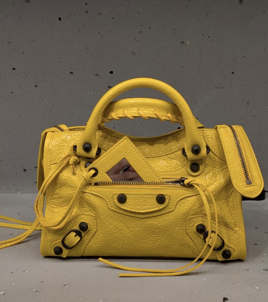 The Balenciaga Classic City Mini Motorcycle Bag is a mini version of the brand's classic motorcycle bag.