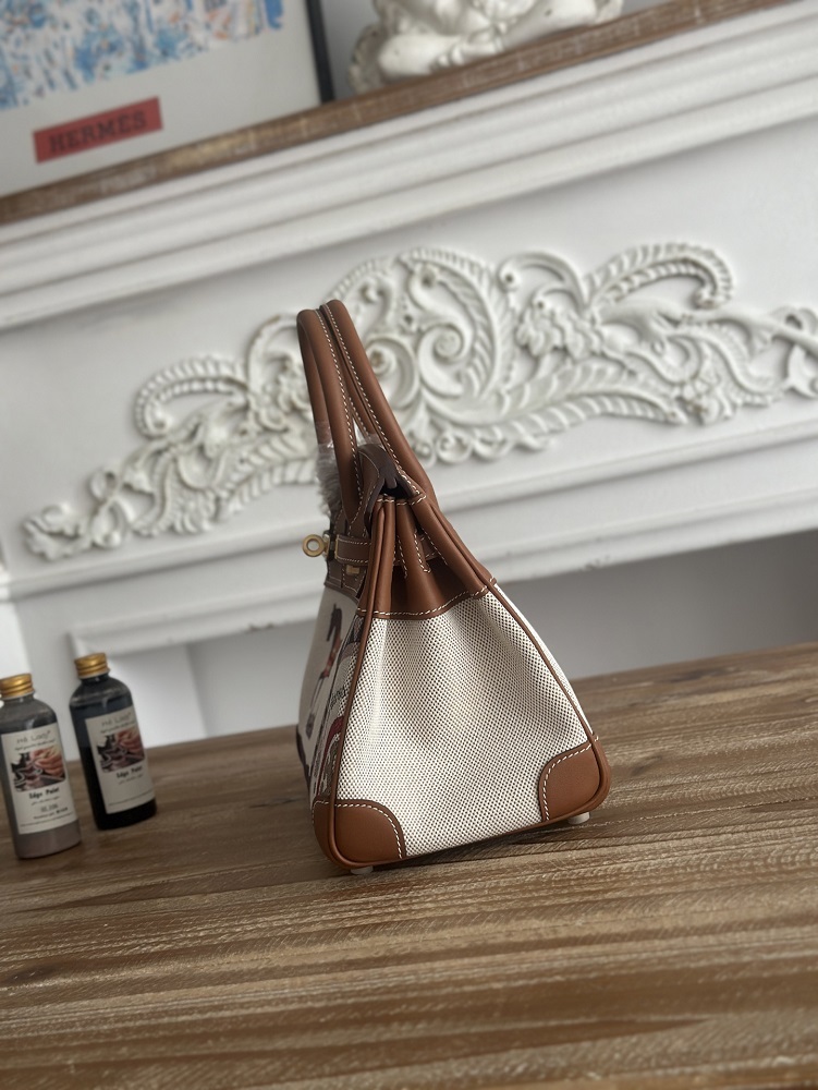 The limited/special edition Hermès Birkin bag, specifically the **"Horse Totem" canvas and calfskin Birkin**, is a highly distinctive version from Hermès.