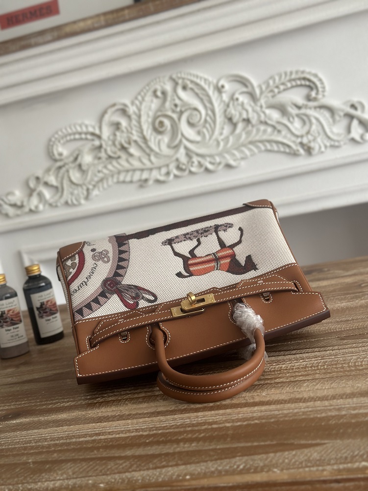 The limited/special edition Hermès Birkin bag, specifically the **"Horse Totem" canvas and calfskin Birkin**, is a highly distinctive version from Hermès.