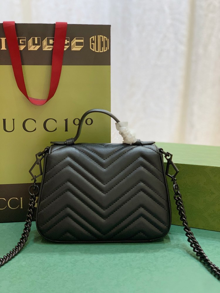 The Gucci GG Marmont mini handbag/crossbody bag is also one of the most popular styles in the Marmont series.