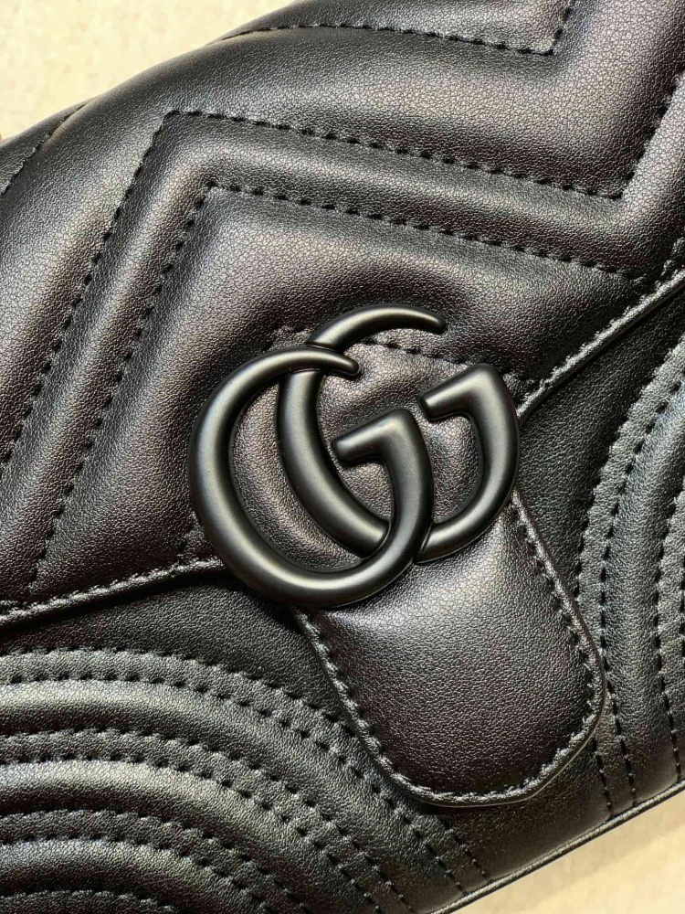 The Gucci GG Marmont mini handbag/crossbody bag is also one of the most popular styles in the Marmont series.