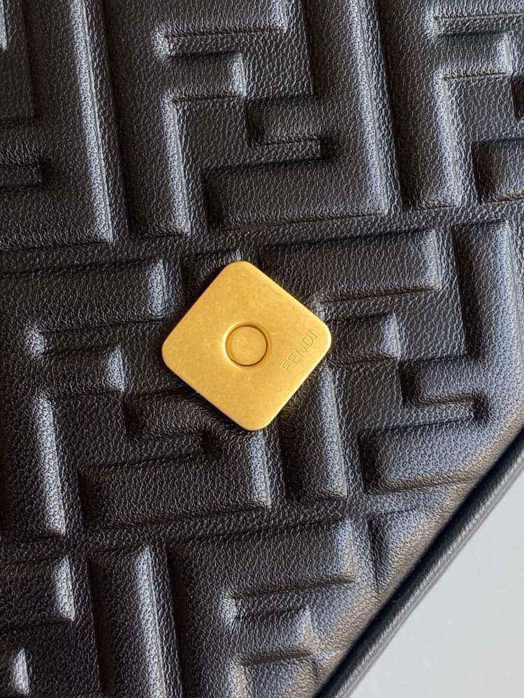 The Fendi classic Baguette bag (embossed with the FF logo) is the brand's iconic retro underarm bag.