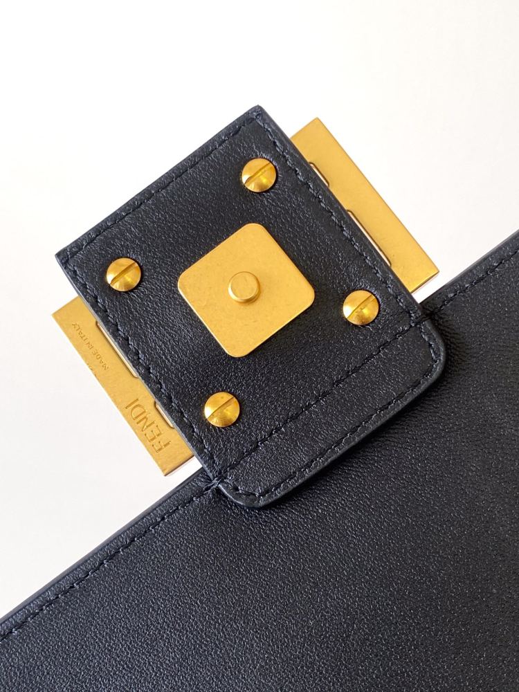 The Fendi classic Baguette bag (embossed with the FF logo) is the brand's iconic retro underarm bag.