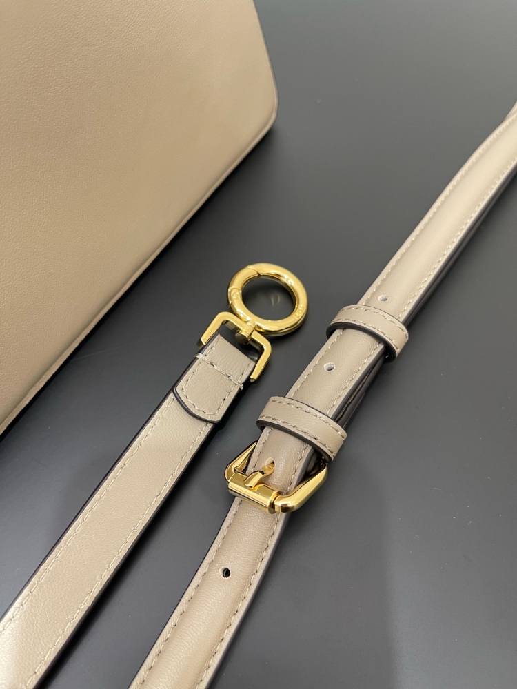 The Fendi Peekaboo mini handbag (elephant grey) is the brand's iconic "little monster" bag.