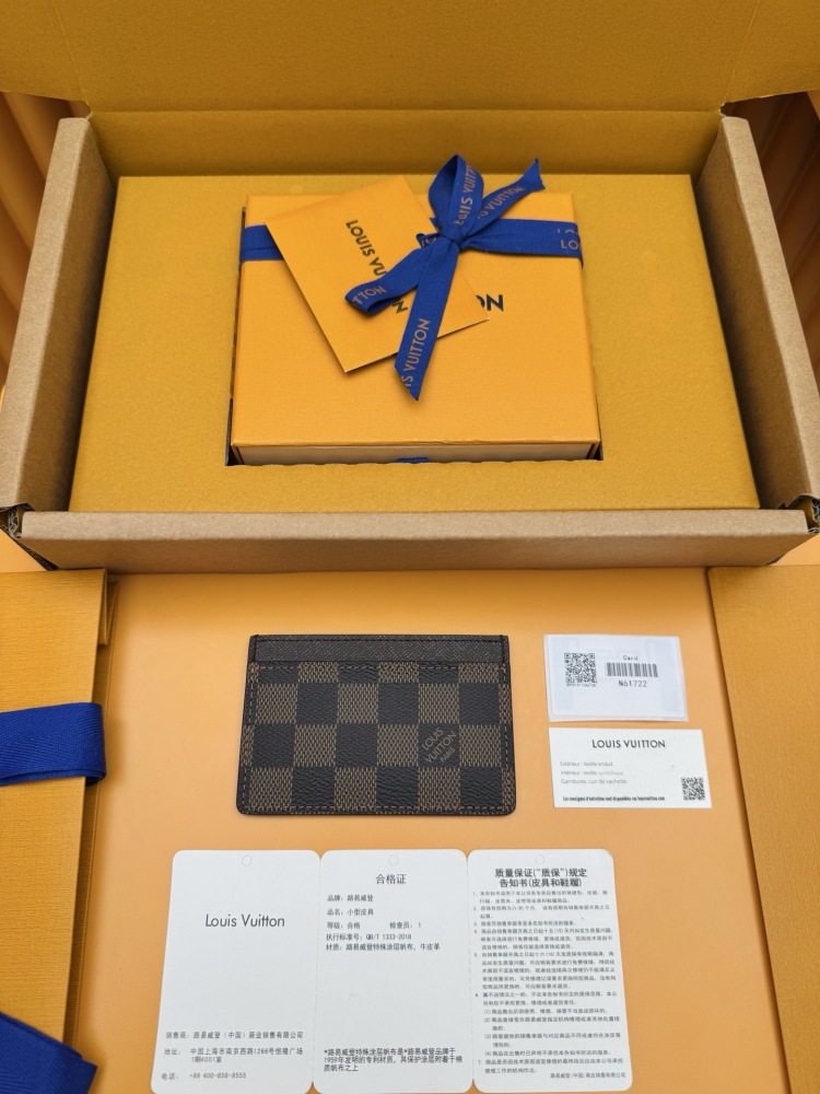 The Louis Vuitton Damier Ebene Card Holder (Model N61722) is one of the brand's classic entry-level leather goods.