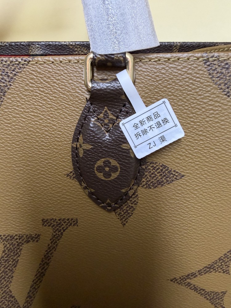 The Louis Vuitton OnTheGo PM small tote bag, crafted from the classic Monogram Giant canvas.