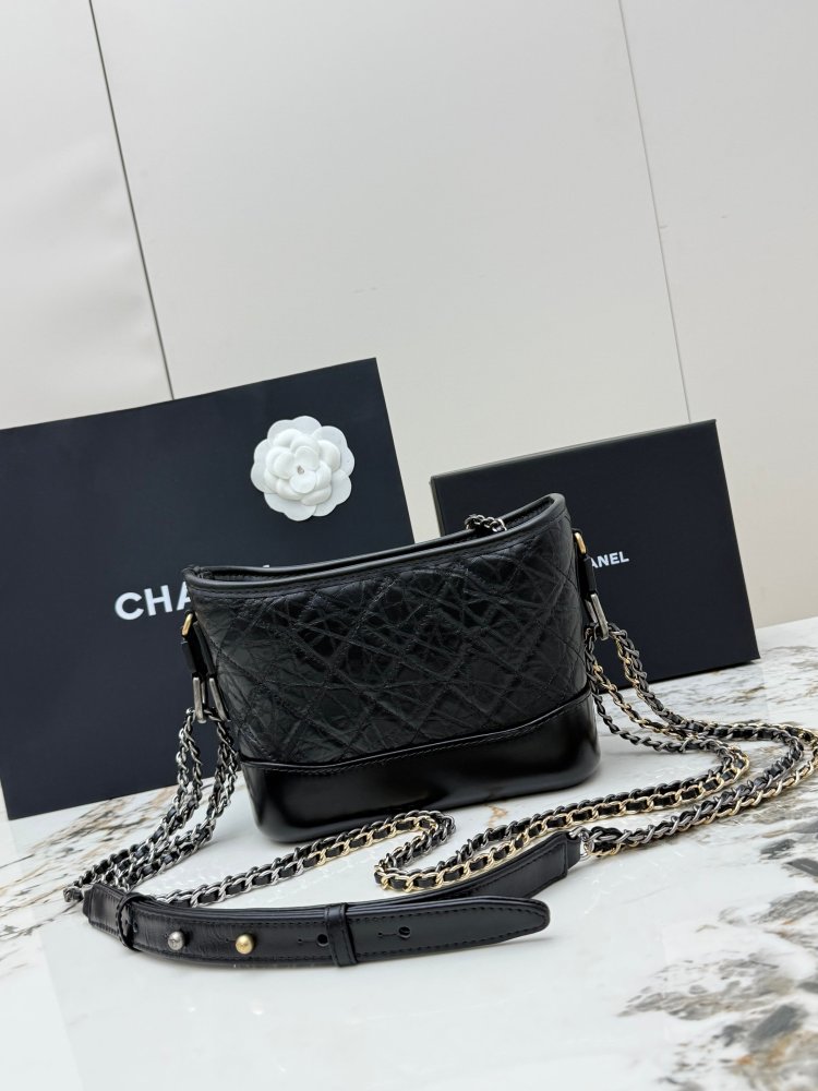 The Chanel Small Hobo Bag (Gabrielle line) is one of the brand's iconic and highly sought-after models.