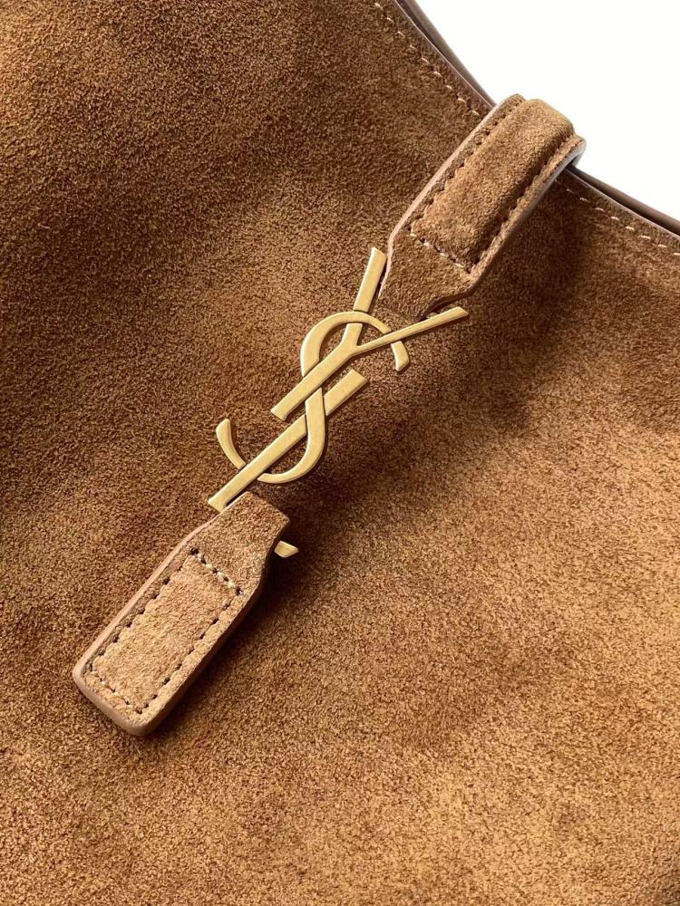 and the iconic gold-tone YSL logo, showcasing a sleek and sophisticated style suitable for both daily and formal occasions.
