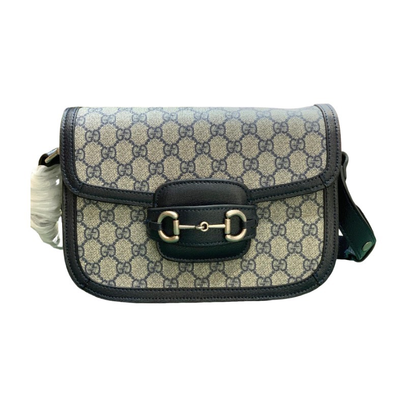 Gucci Horsebit 1955 series medium saddle bag (this classic model is commonly known as "blue glue" or "blue glue with silver hardware")