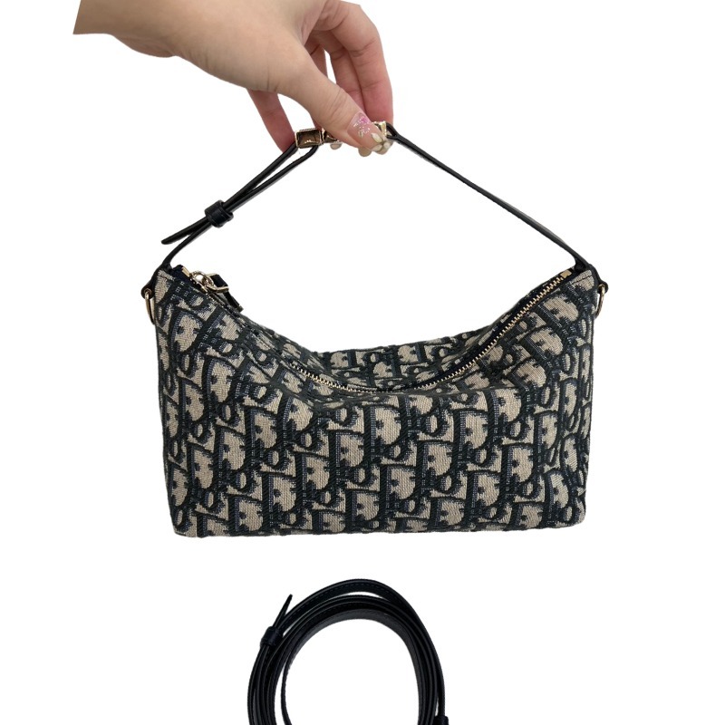 The Dior Travel Nomad monogram lunchbox bag (also known as the Dior Hobo / underarm bag) is a super popular and practical style in recent years.
