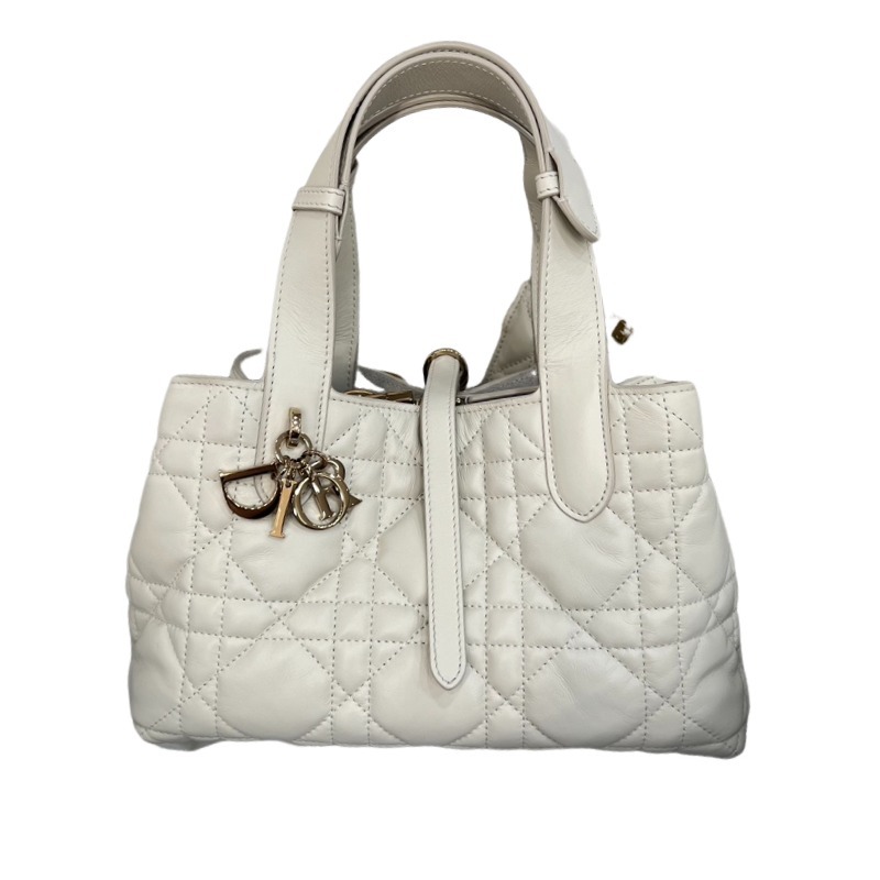 The Dior Toujours Small Cannage Tote—affectionately dubbed the "Soft Lady Dior"—is a highly sought-after, effortlessly elegant commuter bag that has enjoyed immense popularity in recent years.