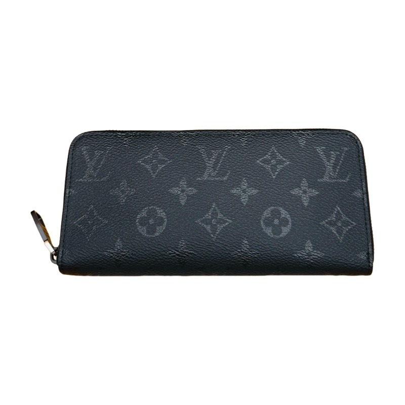 Louis Vuitton Zippy Long Zip-Around Wallet — specifically the Monogram Eclipse canvas version.