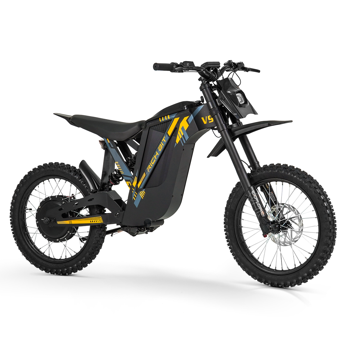 SUFUL V9 electric dirt bike shown as the main adult off-road product image