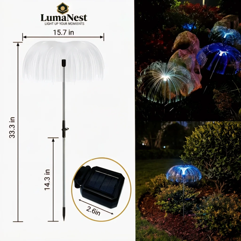 Solar Firefly Garden Lights – Swaying LED Outdoor Lights for Patio, Yard & Landscape Decor