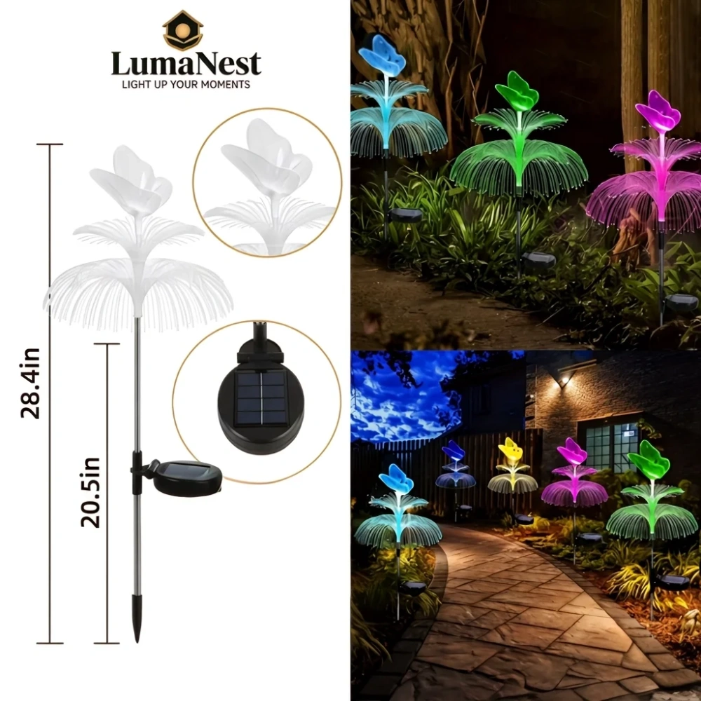 Solar Firefly Garden Lights – Swaying LED Outdoor Lights for Patio, Yard & Landscape Decor