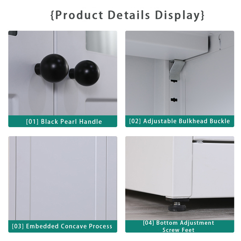 Customized Modern White Glass Door Display Bookcase High Quality Stainless Steel Storage for Living Contemporary Home Furniture