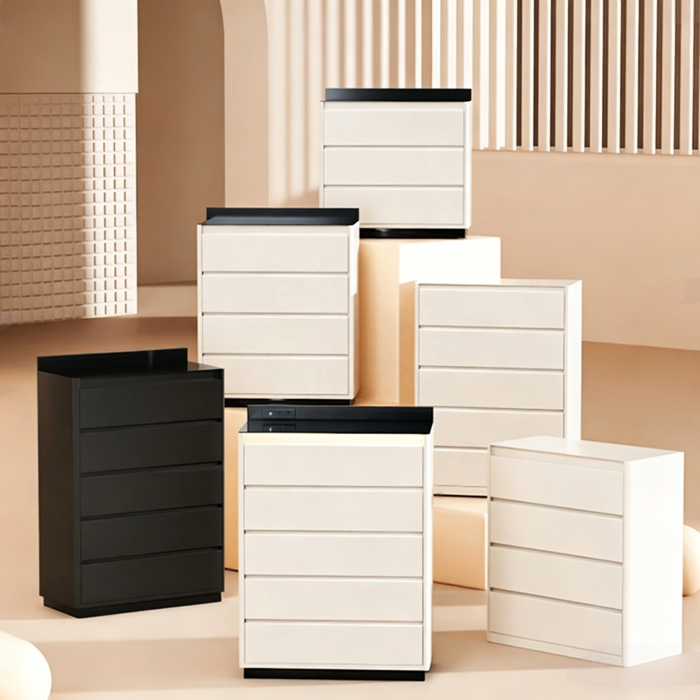 Dresser for Bedroom with 5 Storage Drawers,Modern Storage Cabinet Organizer with 4 Drawers for Living Room, Entryway,Hallway