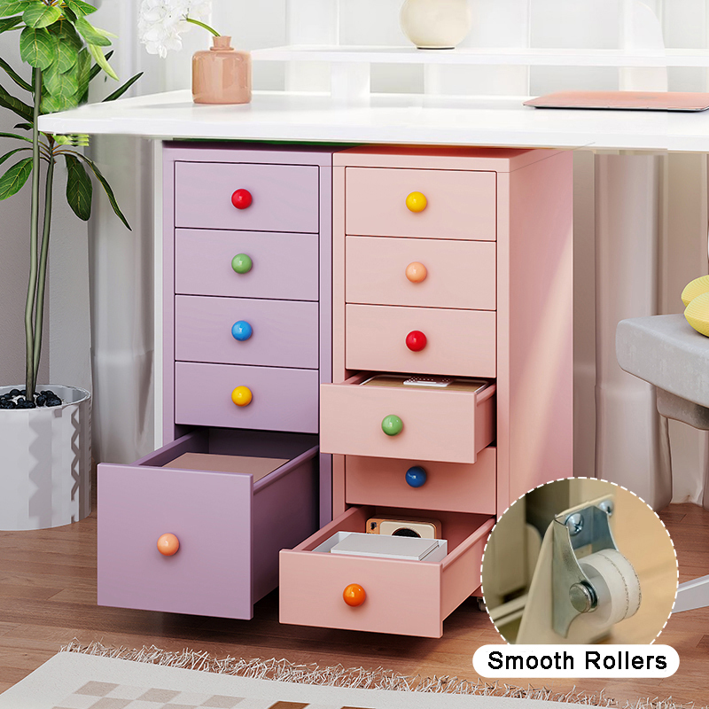 Modern Metal Dresser with 6 Drawers Tall Storage Cabinet for Bedroom Living Room Kids Dressers Chest Drawers Customizable Color