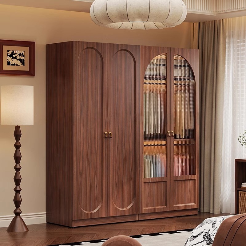 Bedroom Freestanding Steel Armoire Multipurpose Wardrobe Closet Storage Cabinet Shelves Hanging Rail