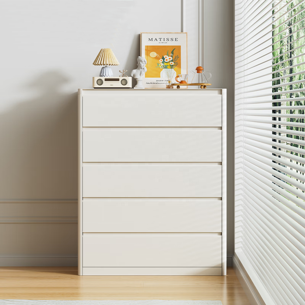 Dresser for Bedroom with 5 Storage Drawers,Modern Storage Cabinet Organizer with 4 Drawers for Living Room, Entryway,Hallway