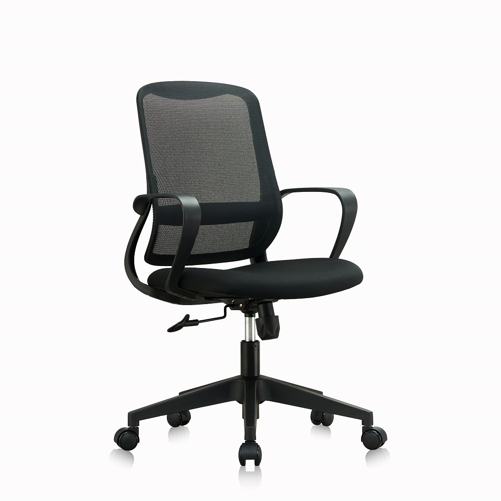 Modern Ergonomic Mesh Office Chair with Lumbar Support Adjustable Armrest and Swivel Mid Back for Home or Office Use