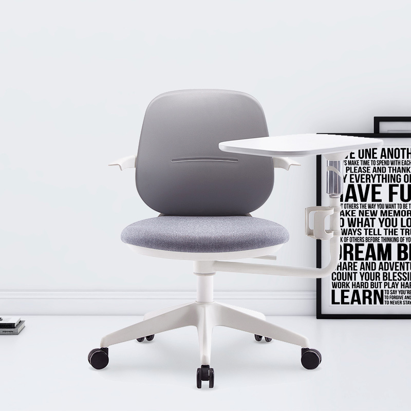 Ergonomic Contemporary Home Office Chair Comfortable High Back Computer Chair Lumbar Support Swivel Desk Chair Table Made PP