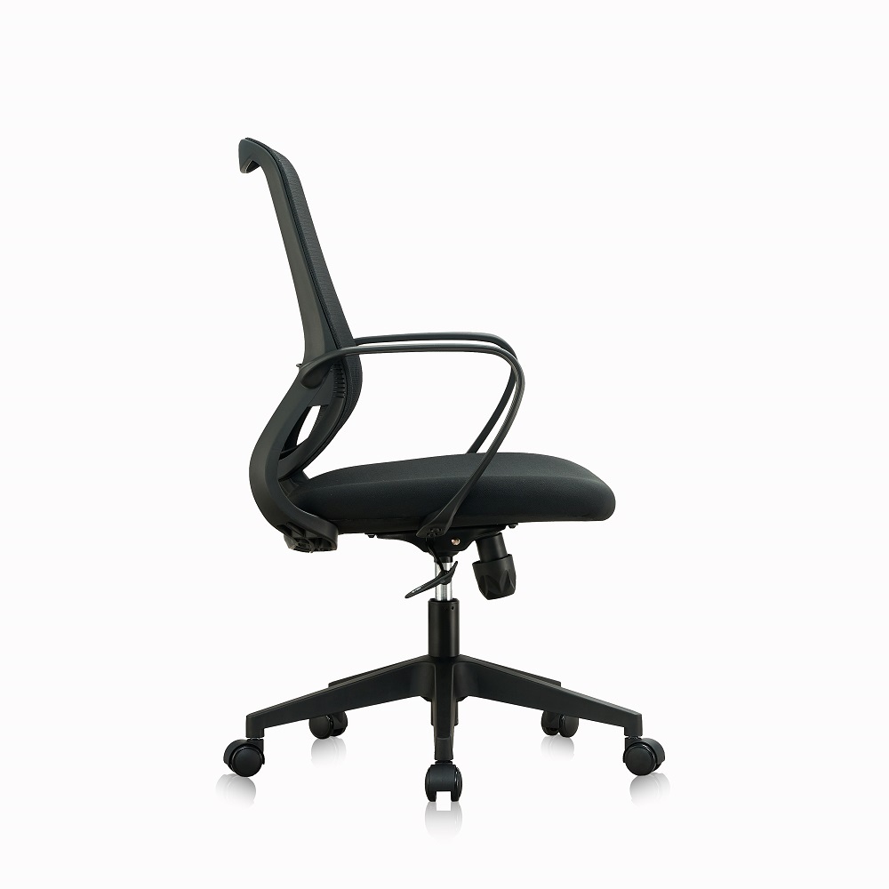 Modern Ergonomic Mesh Office Chair with Lumbar Support Adjustable Armrest and Swivel Mid Back for Home or Office Use