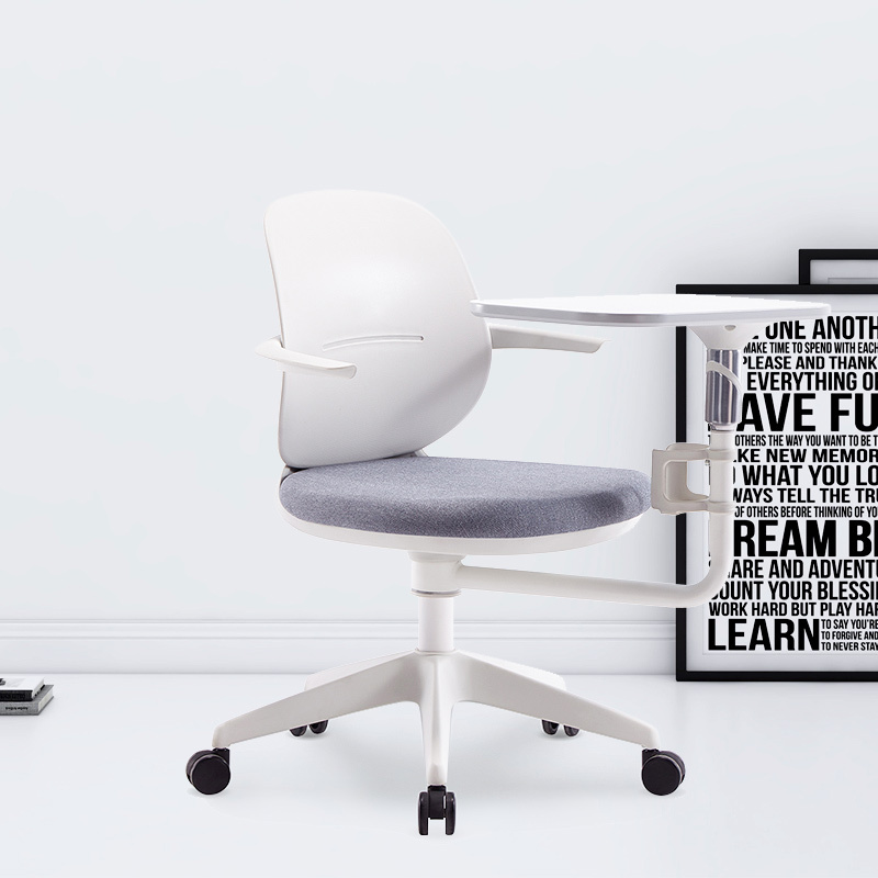 Ergonomic Contemporary Home Office Chair Comfortable High Back Computer Chair Lumbar Support Swivel Desk Chair Table Made PP